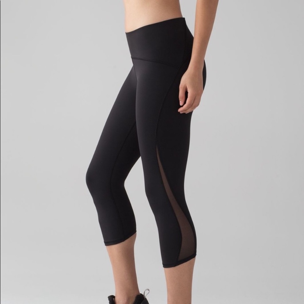 Lululemon Train Times Crop Leggings Black